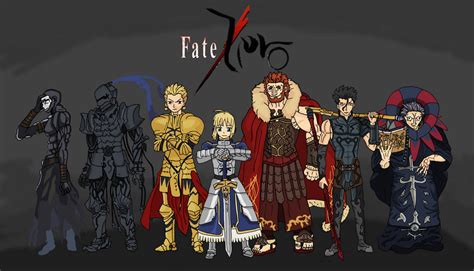 Fatezero All Servants By Juggernaut Art On Deviantart
