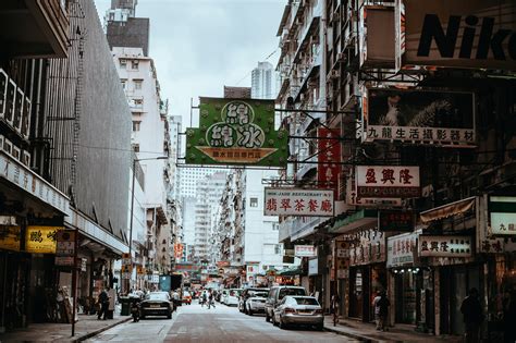 Hong Kong Street 4k Hd Wallpaper