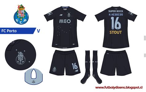 Futbolanddiseño Fc Porto 201617 Home Away And Third Kit