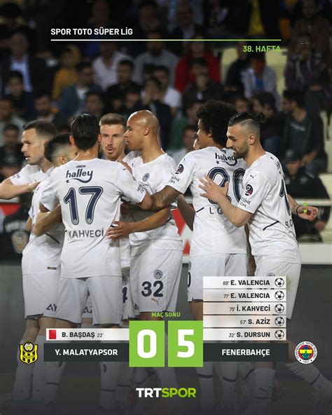 TRT Spor on Twitter Fenerbahçe 3 puanı 5 golle aldı https t co