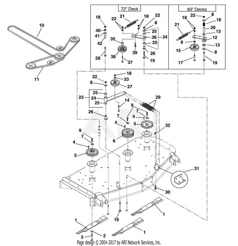 John Deere 455 60 Inch Mower Deck Parts Diagram Goimages World