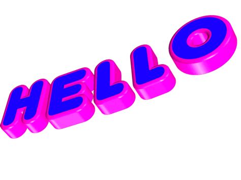 Text Hello Sticker For Ios And Android Giphy