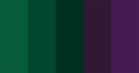 Dark Green And Purple Color Scheme Green