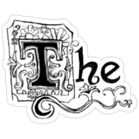 "Spongebob - "The"" Stickers by alisa-mmxii | Redbubble , animation, spongebob squarepants illustration png clipart.