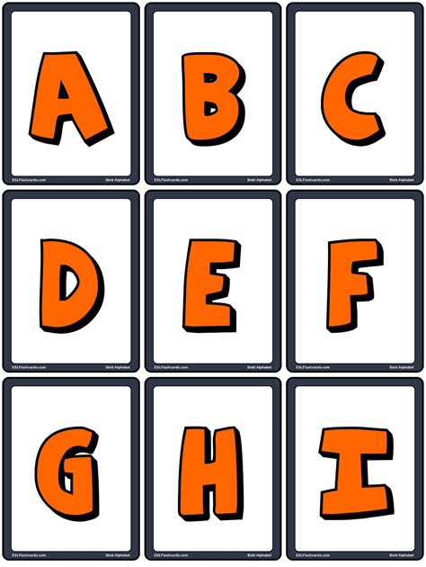 Alphabet Letter Flashcards 7de
