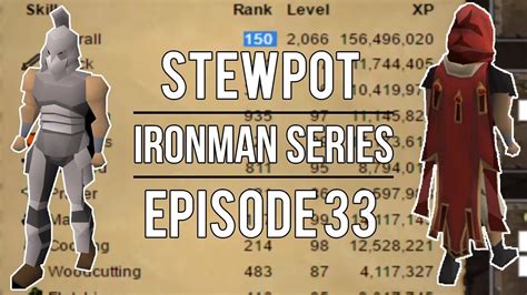 Old School Runescape Ironman Progress 33 Top 150 Fantastic Youtube