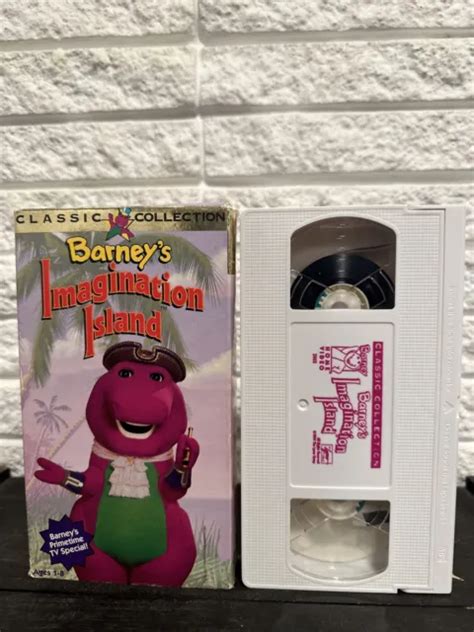Barney Imagination Island Classic Collection Vhs Video Tape Vtg Sing