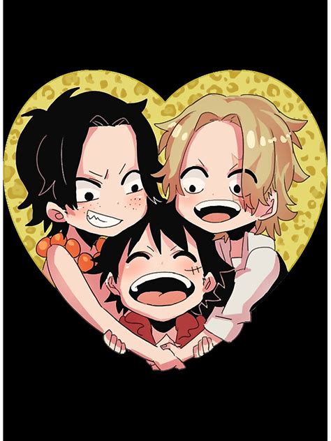 Luffy Ace Sabo Love Child Brotherhood Poster For Sale By G2kafb7ce