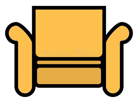 Recliner Chair Icon Stock Vector Illustration Of Lounge 260377624