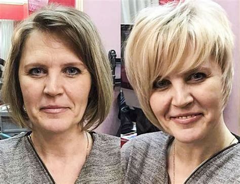 Before And After 10 Stylish Hairstyles For Women Over 50 Page 2 Of