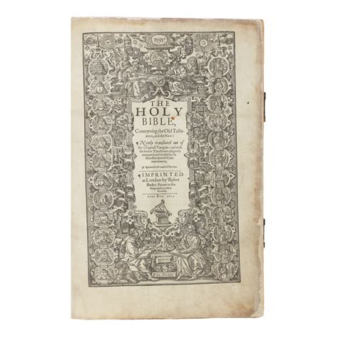 BIBLE IN ENGLISH (KING JAMES VERSION) | The Holy Bible, Conteyning the