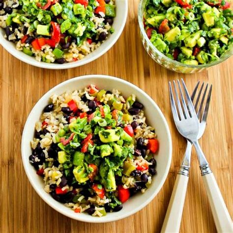 Beans in the slow cooker though are surprisingly easy and frugal to create in large batches for your family. Slow Cooker Brown Rice Mexican Bowls - Kalyn's Kitchen