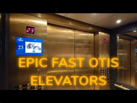 Epic Fast Otis Traction Elevators Hilton Hotel Portland Or Youtube