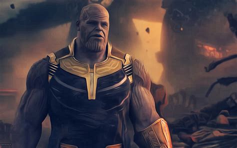 Thanos Avengers Infinity War Artwork Hd 4k Wallpaper