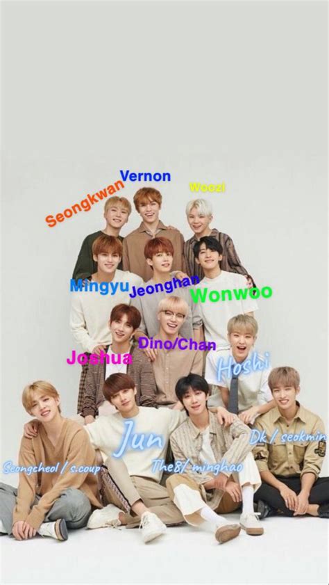 Seventeen Names Seventeen Names Kpop Groups