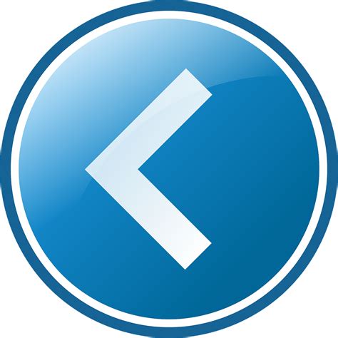 Left Arrow Button Direction Png Picpng