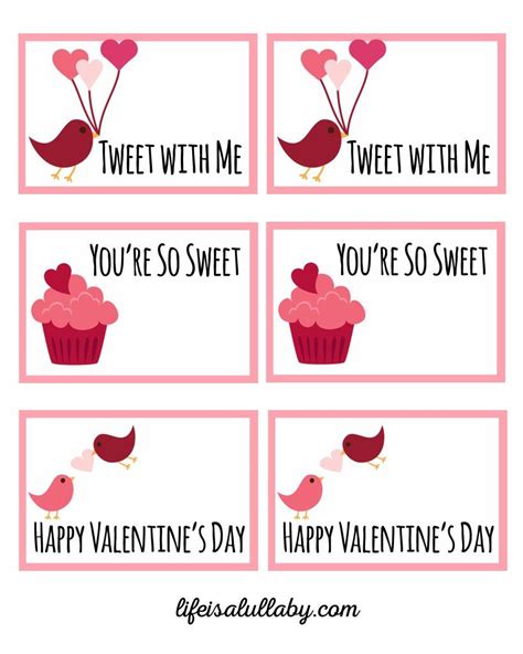 52 Simple Free Printable Valentine Cards Design Corral