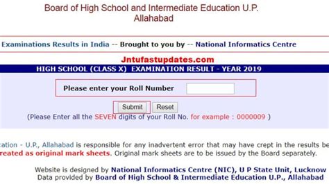 Up Board 10th Result 2019 Released Up High School Results Date Name