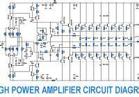 This is a class ab transistor power amplifier. 3000W Stereo Power Amplifier Circuit in 2020 | Circuit diagram, Circuit, Battery charger circuit