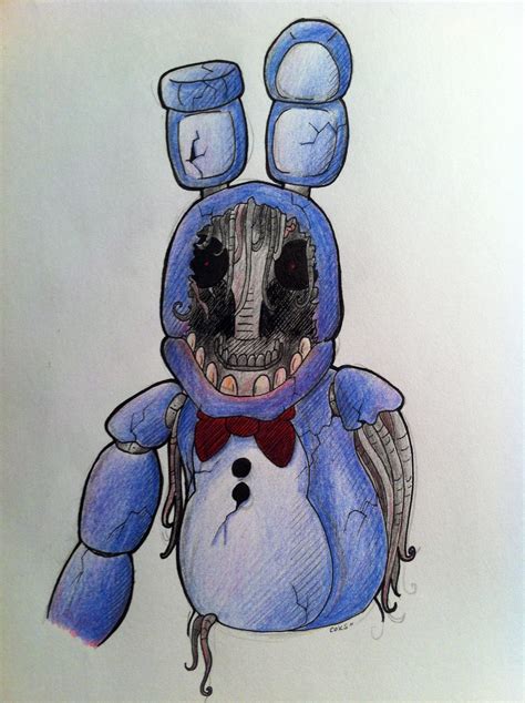 Withered Bonnie By Szpnia Fnaf Drawings Fnaf Coloring Pages Fnaf Porn