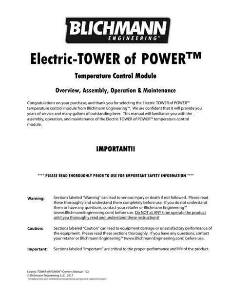 Pdf Electric Tower Of Power Blichmann Engineering Dokumen Tips