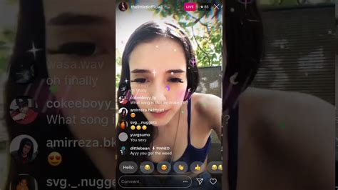 Hot Latino Model Twerking On Ig Live Thelittletiofficiall Youtube