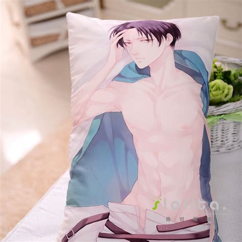 Japanese Anime Attack On Titan Levi Hugging Body Pillow Cool Sexy