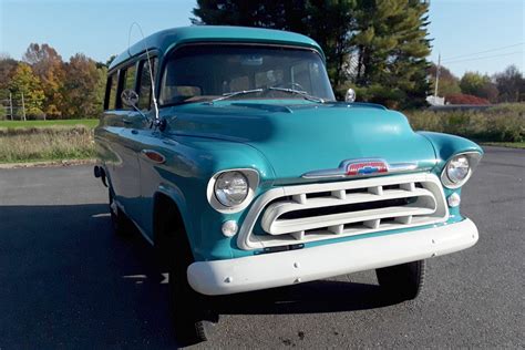 1957 Chevrolet Suburban Napco 4x4 For Sale On Bat Auctions Closed On