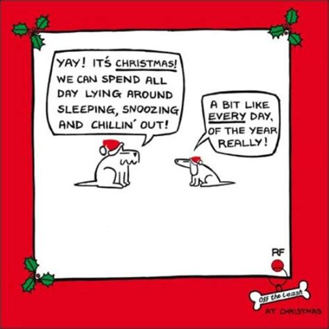 Cartoon Christmas Dog Drawing Funny Merry Christmas Cartoons Sayings