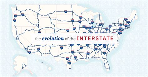 Watch The Us Interstate System Grow Over Time Interstate Evolution
