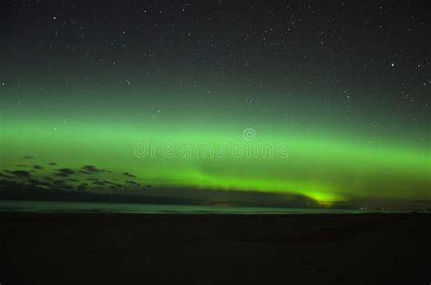 Aurora Borealis Polar Lights And Night Sky Stars Stock Image Image Of
