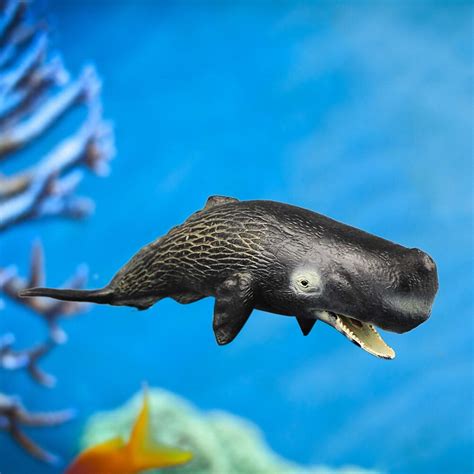Simulation Sea Animal Simulation Animal Toys Sperm Whale Plastic