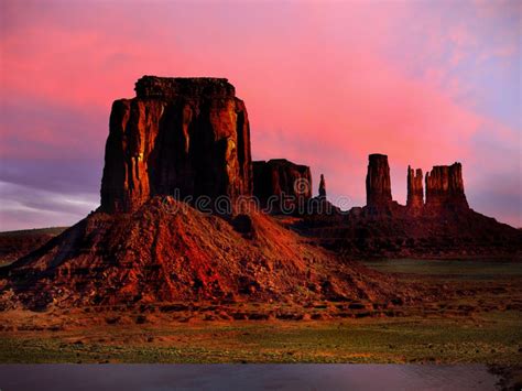 Desert Landscape Sunset Stock Image Image Of Scenery 76899817
