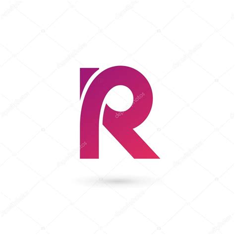 Letter R Logo Icon Design Template Elements Stock Vector Image By