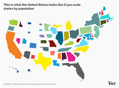 This Is What The United States Looks Like If You Scale States By