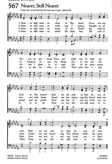 Nearer Still Nearer High 1735×2550 Christian Lyrics Praise Songs
