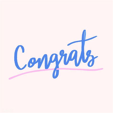 Download Premium Vector Of The Word Congrats Typography Vector By Aum