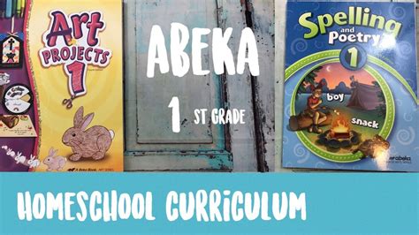 Abeka Homeschool 1st Grade Spelling Poetry Art Youtube