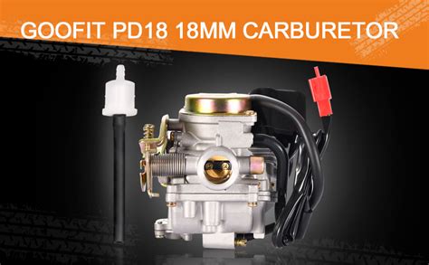 Goofit Pd18 18mm Carburetor Replacement For 4 Stroke Gy6 49cc 50cc