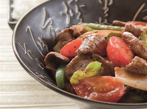 Beef Tomato And Pepper Stir Fry