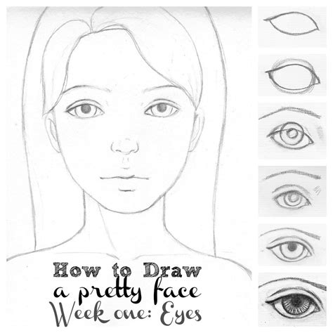 How to draw cute eyes for any cartoon!! How to Draw Eyes in 7 easy steps | Learn to draw eyes in 7 ...