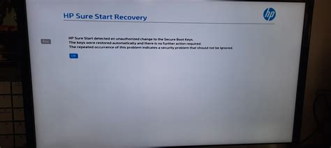 Hp Sure Start Recovery Loops Endlesly Hp Support Community 8459014