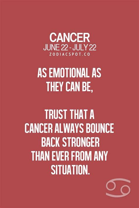 Cancers Are Tough Cancer Quotes Zodiac Zodiac Signs Cancer Cancer Zodiac Facts