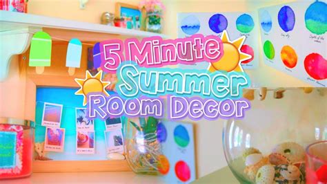 Diy 5 Minute Room Decor Cute Summer Projects That You