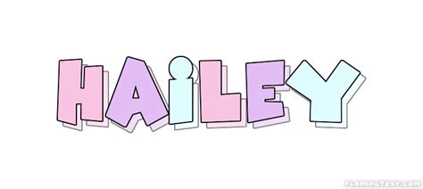 Hailey Logo Outil De Conception De Nom Gratuit à Partir De Texte