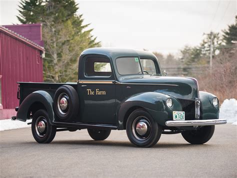 Rm Sothebys 1940 Ford ½ Ton Pickup The Dingman Collection