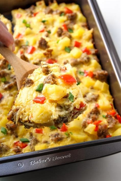 Breakfast Casseroles You Can Make Ahead For A Crowd
