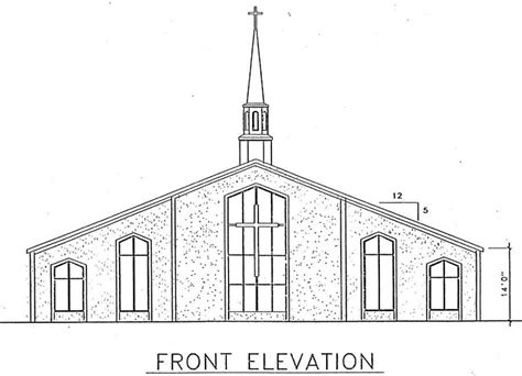 Church Plan 144 Lth Steel Structures Church Building Design