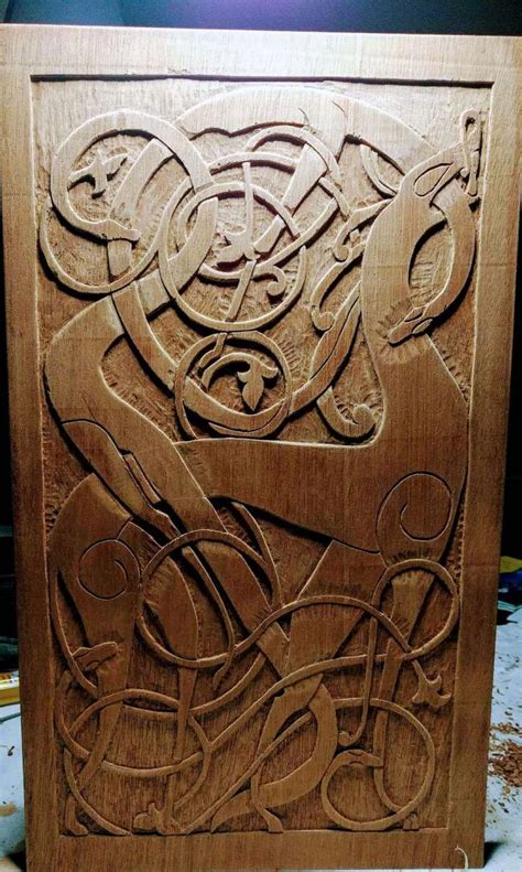 10 Beautiful Vikingl Relief Carving Photos Carving Wood Carving