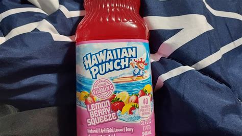 Hawaiian Punch Lemon Berry Squeeze Sip N Review Youtube